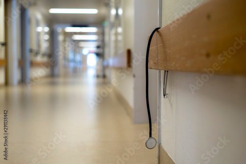 leerer Krankenhaus Flur