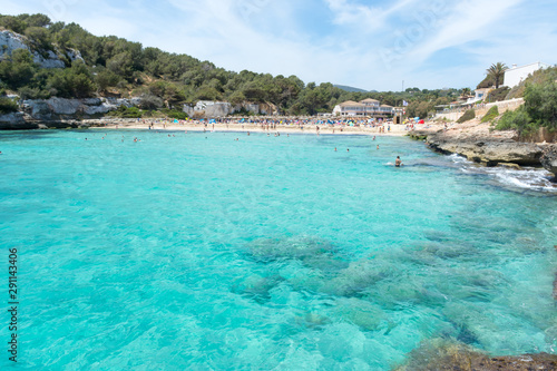 beach in the Bay of Cala Romantica in Mallorca © KVN1777