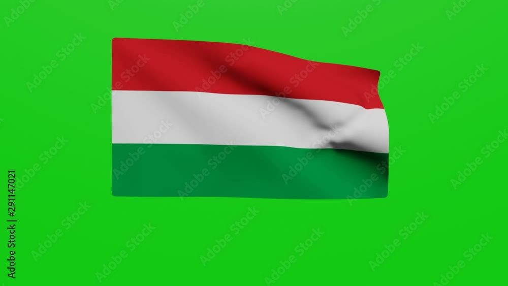 Bandera Hungría. Vídeo Bandera Hungría. Vídeo