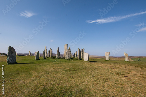 Mystic stone circle of Callanish, Isle of Lewis, Outer Hebrides