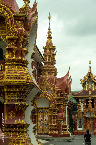 Architecture of Wat Saen Muang Ma Luang  Chiang Mai  Thailand