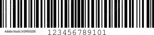 Code 128B Barcode Standard photo