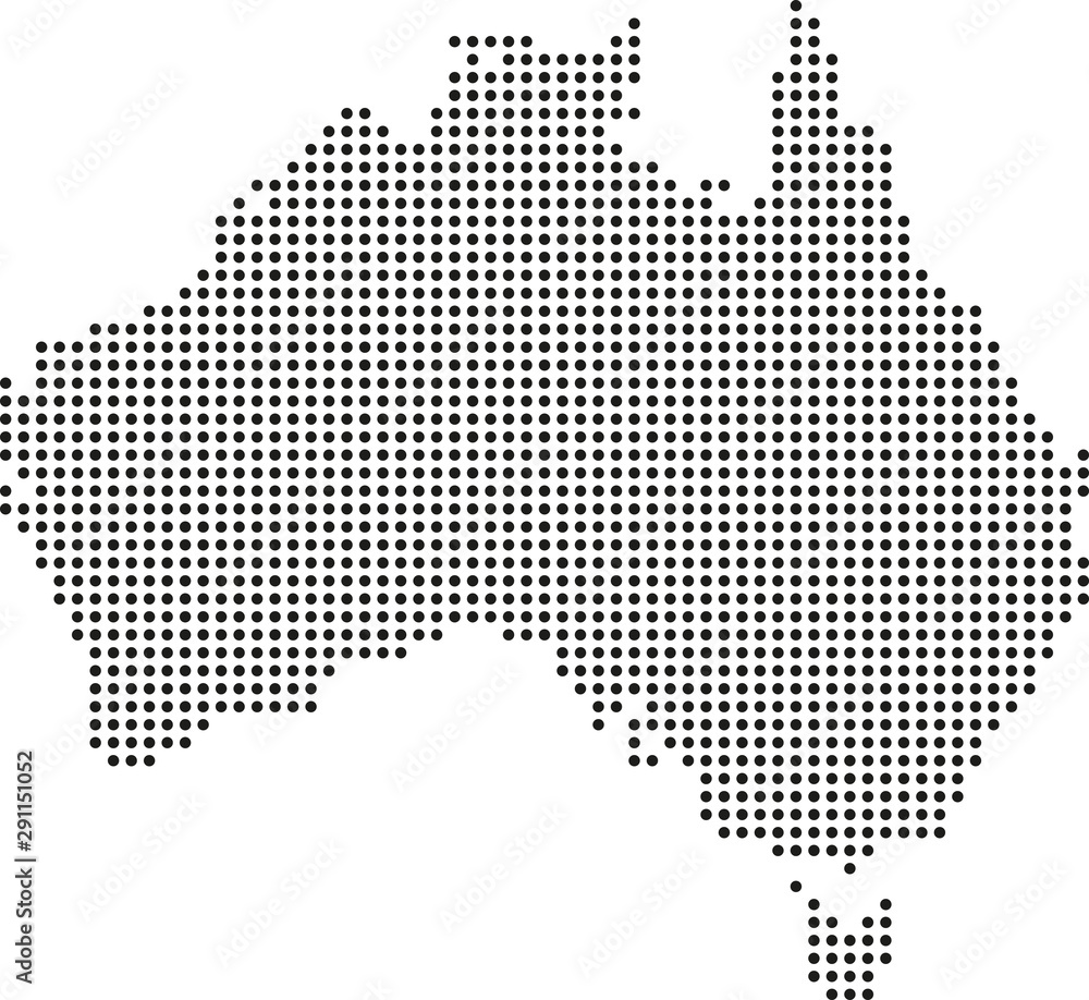 map of Australia - obrazy, fototapety, plakaty 
