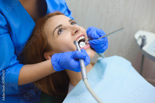 Dental inspection in clinic