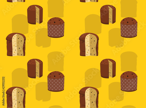 Bread Kind Panettone Background Seamless Wallpaper