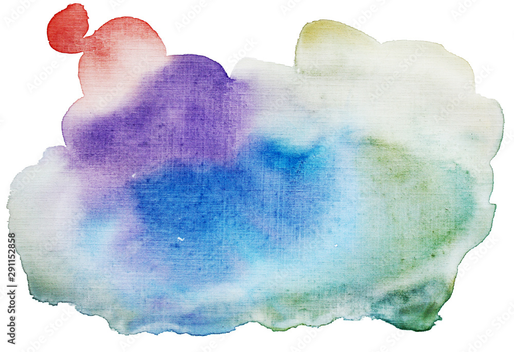 Watercolor abstract background. Watercolor colorful texture.