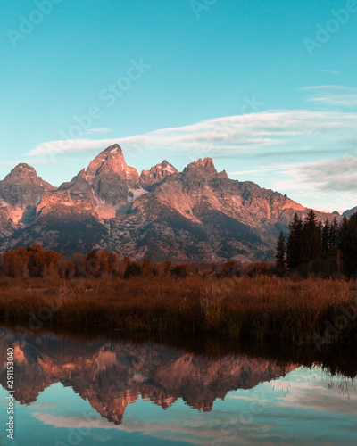 Mountain Sunrise Reflection