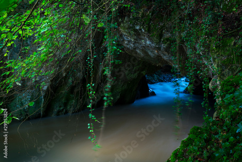 Gruta del Diablo, Aguanaz River, Fuente del Francés, Hoznayo, Cantabria, Spain, Europe photo