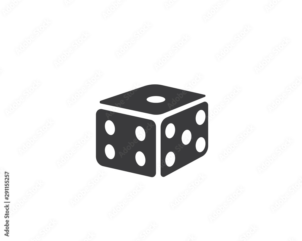 dice cubes icon vector illustration design dice cubes icon vector illustration design
