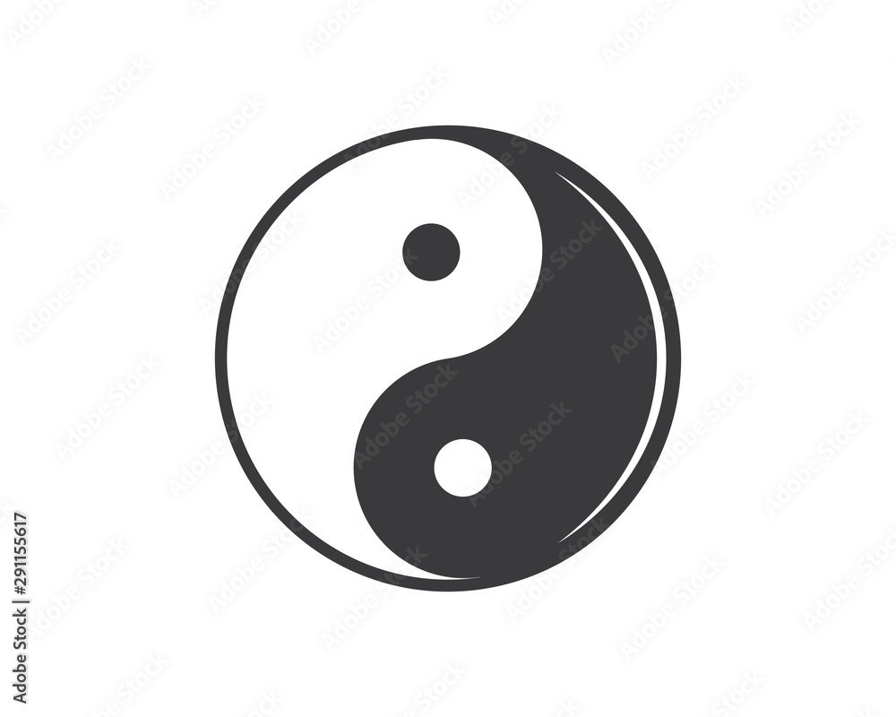 yin yang vector icon illustration design yin yang vector icon illustration design