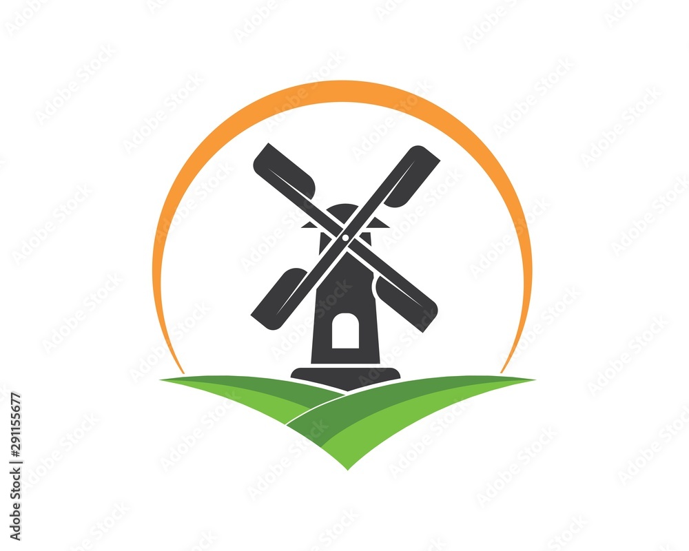 wind mill icon vector illustration wind mill icon vector illustration