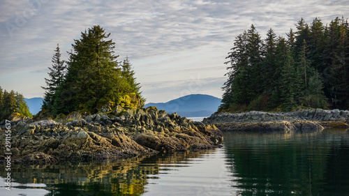 Mountainous landscape of southeast Alaska