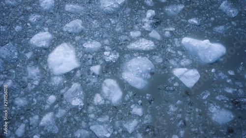 Melting sea ice in Glacier Bay, Alaska