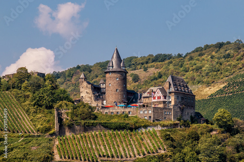 Obraz na płótnie Burg Stahleck w salonie