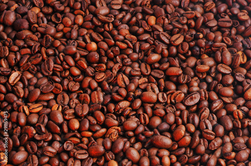 Coffee beans studio shooting