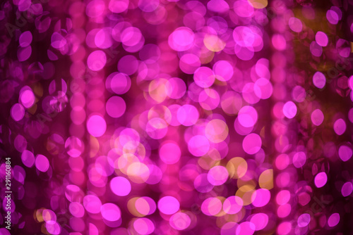 purple Glitter Christmas Bokeh light Background