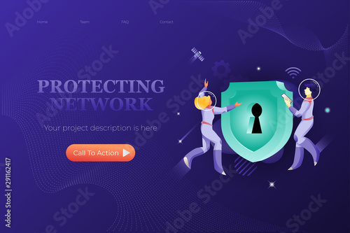 Protecting Network Banner Template