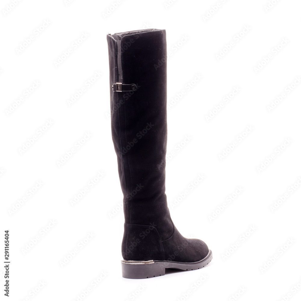 Women's boots on a white background Women's boots on a white background