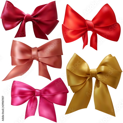 Vector Satin Bows