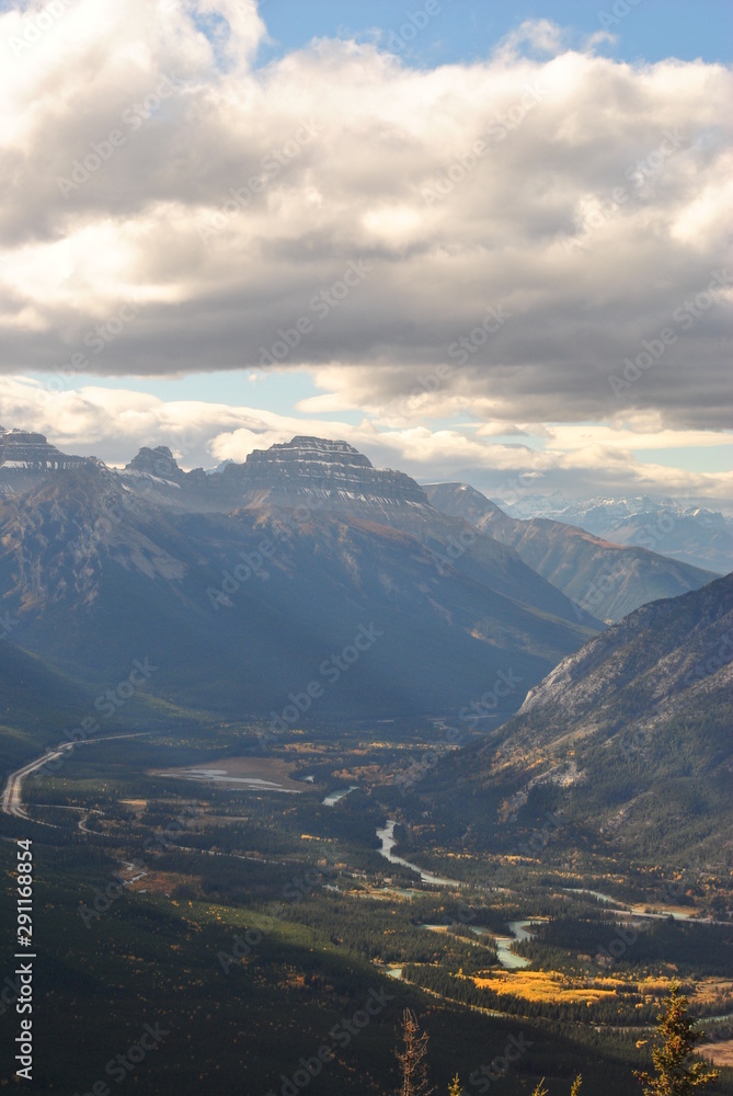 panoramic view of the mountains panoramic view of the mountains