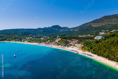 View from above Valtos Beach in Parga, Greece © Ioana