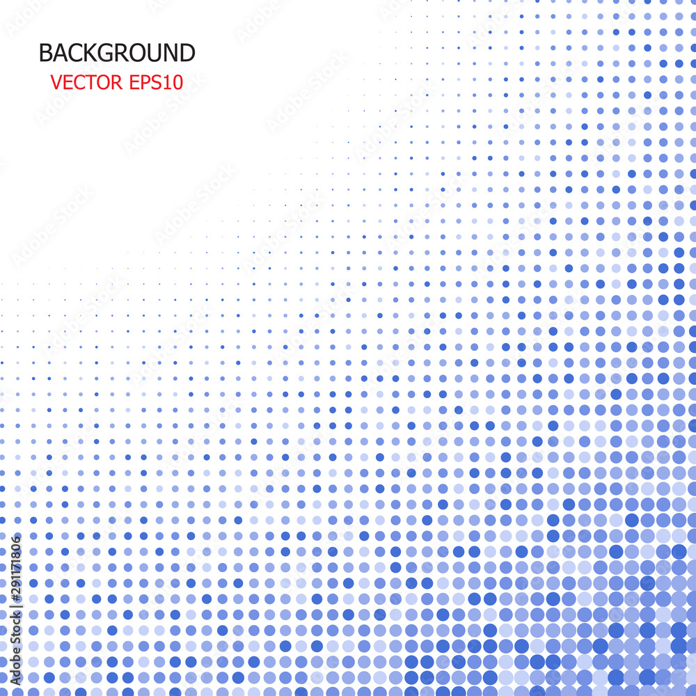 dotted blue tones lined vector background