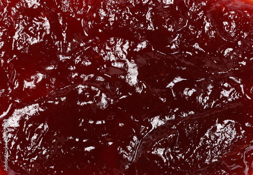 Strawberry jam background and texture  photo