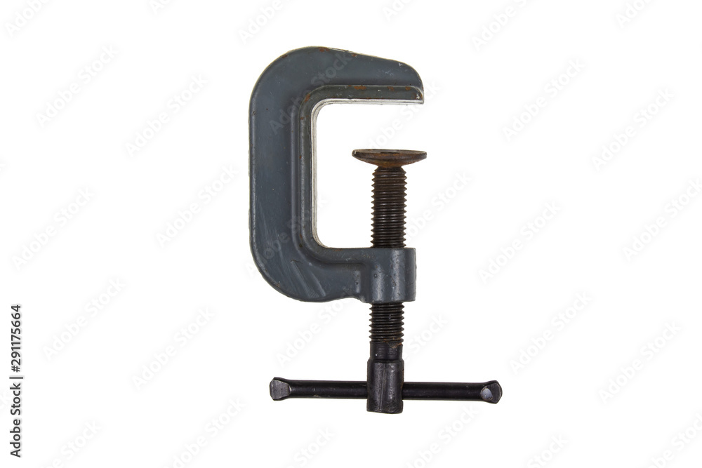 clamp isolated on white background clamp isolated on white background