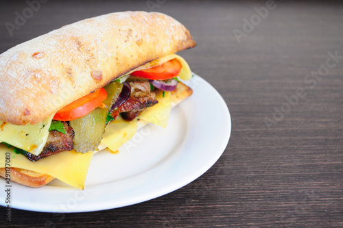  Juicy Ciabatta and Meat Sandwich