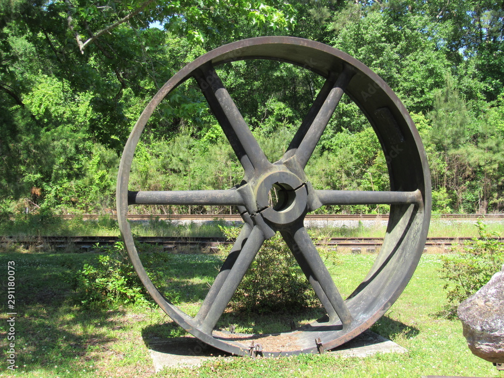 old wagon wheel