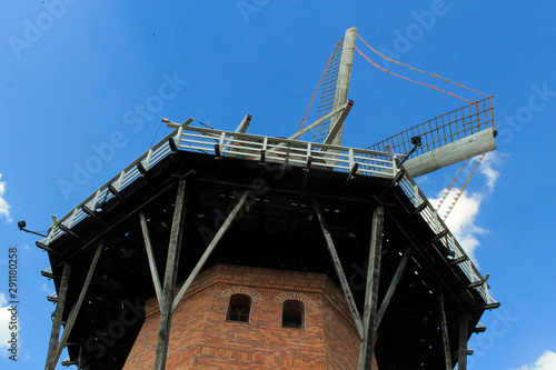 close up of an windmill