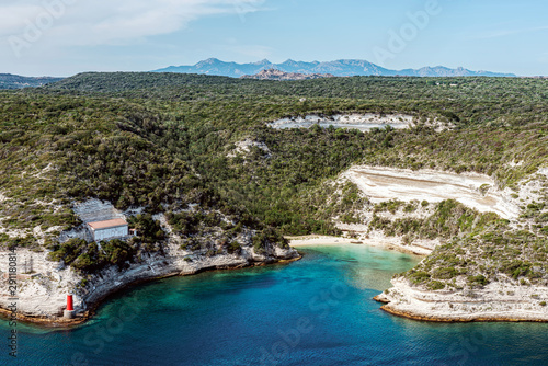 Landscape near Bonifacio, Corsica, France.