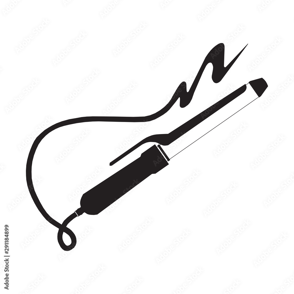 straightener icon on white background straightener icon on white background