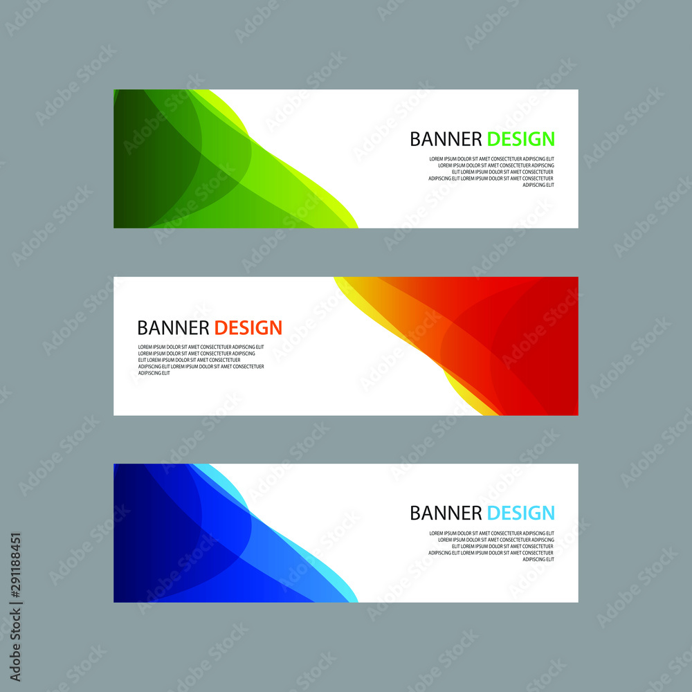 Fototapeta premium Vector Abstract design banner web template