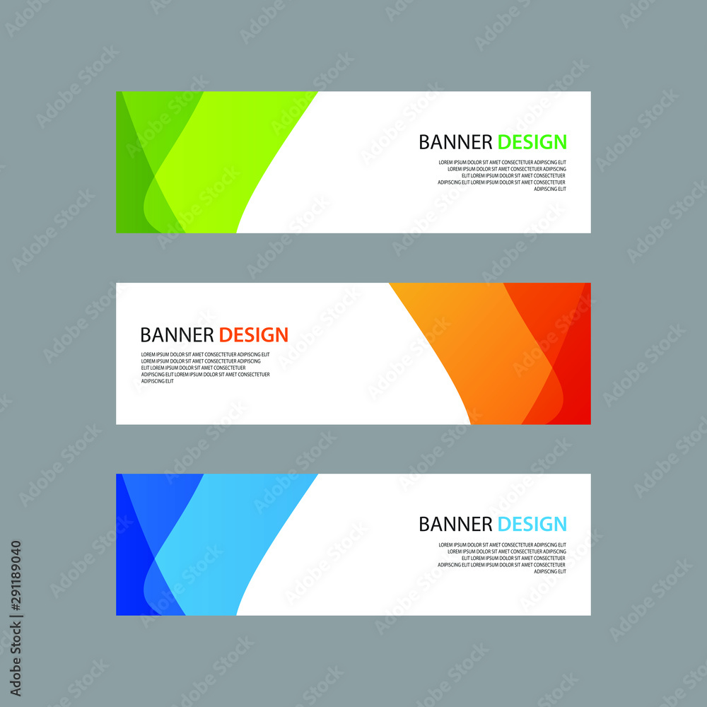 Fototapeta premium Vector Abstract design banner web template
