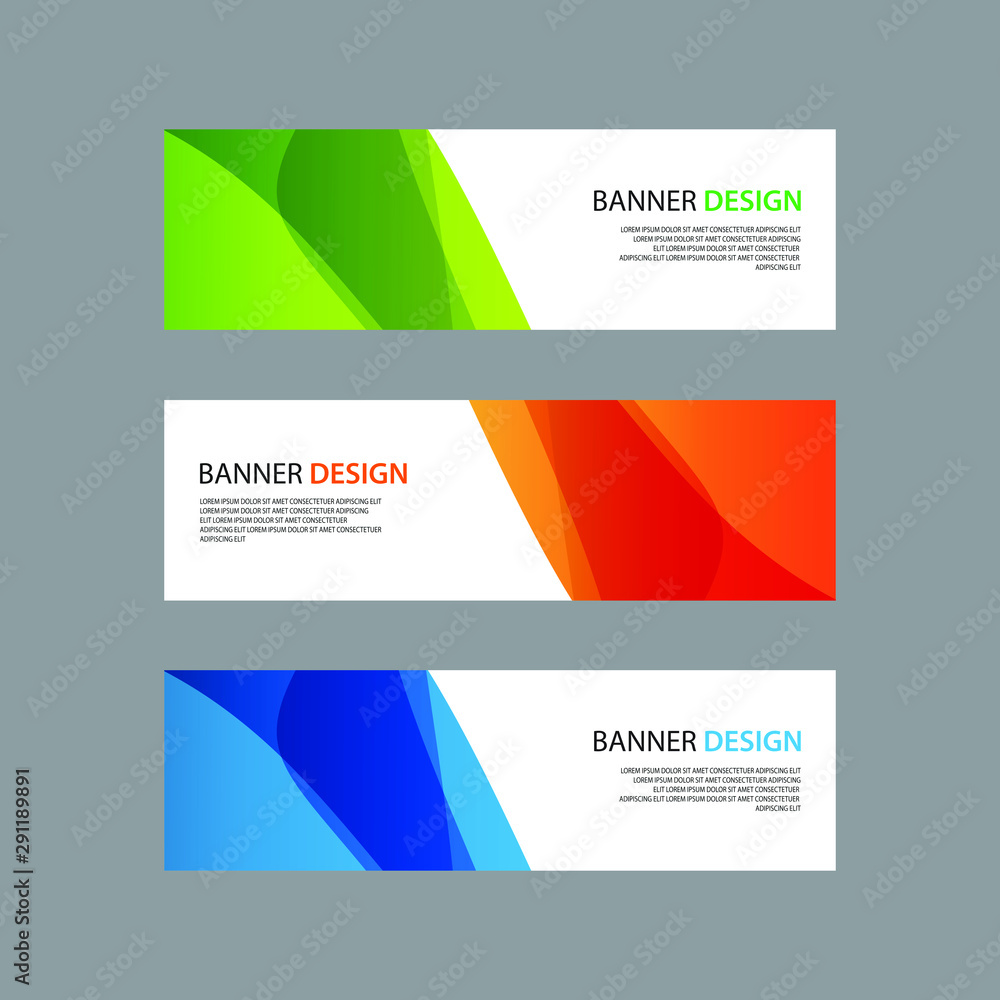 Vector Abstract design banner web template Vector Abstract design banner web template