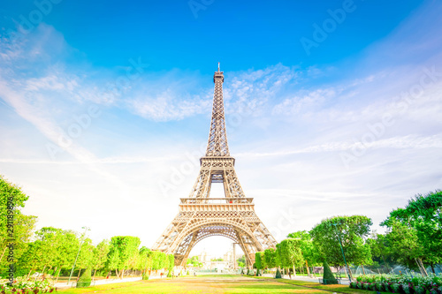 eiffel tour and Paris cityscape