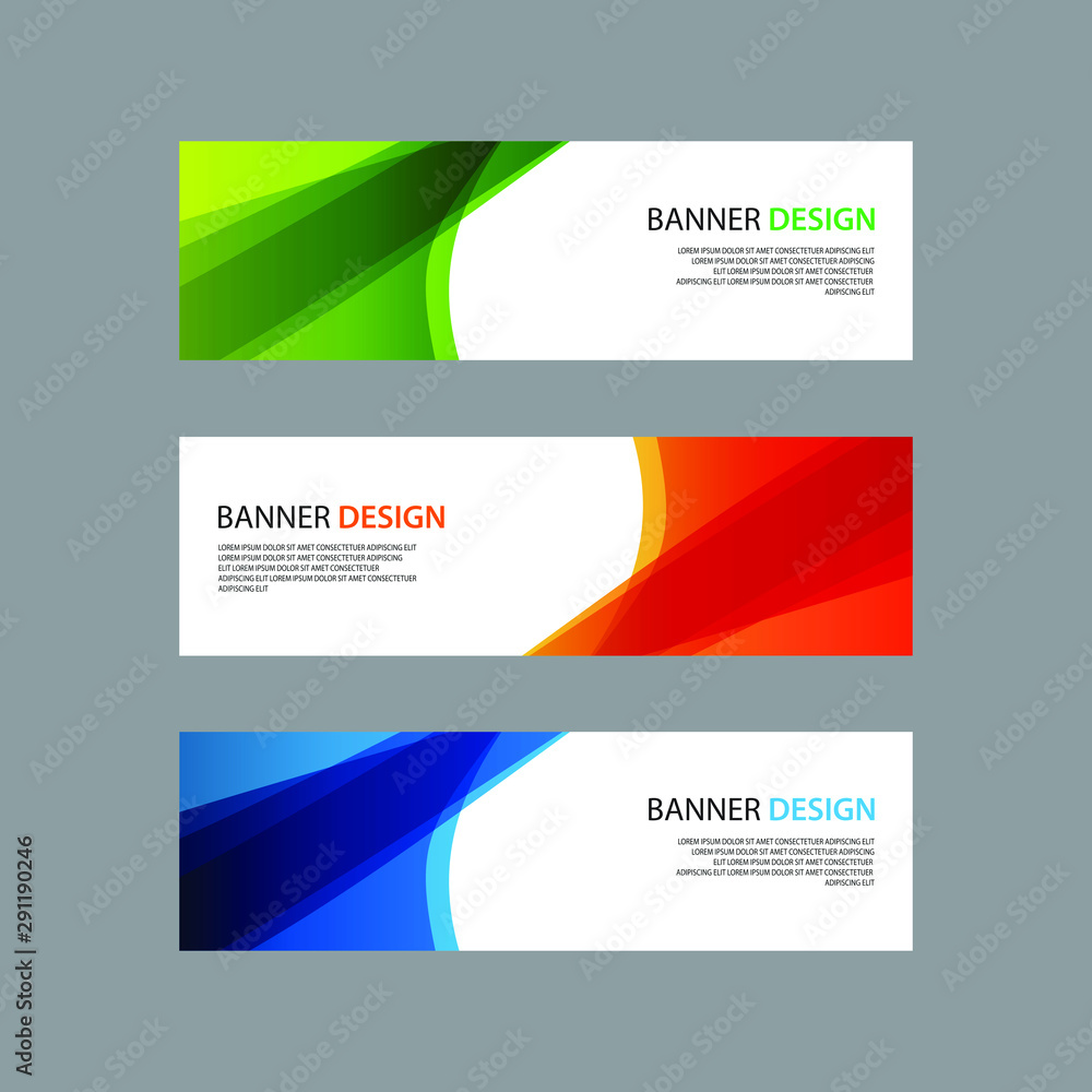 Vector Abstract design banner web template Vector Abstract design banner web template
