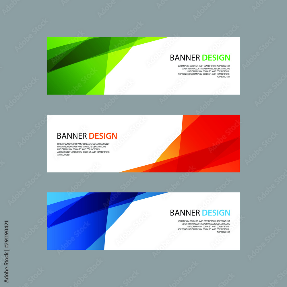 Fototapeta premium Vector Abstract design banner web template