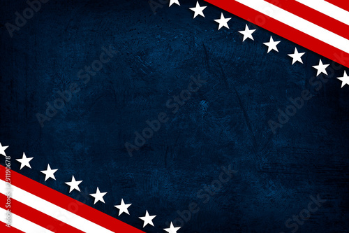 USA background. American style background with USA flag elements.
