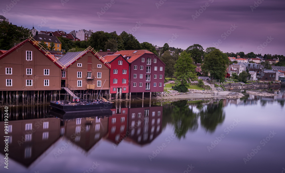 Trondheim city in Norway