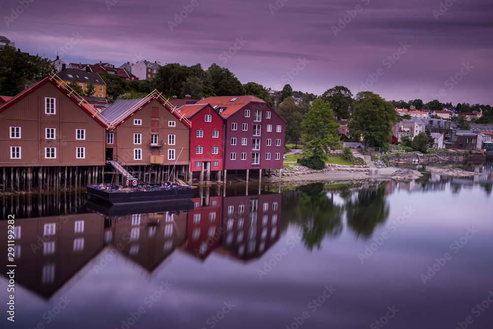 Trondheim city in Norway