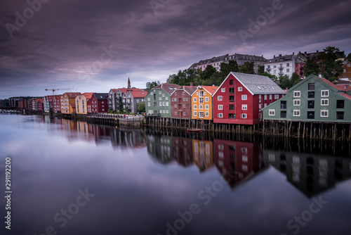 Trondheim city in Norway