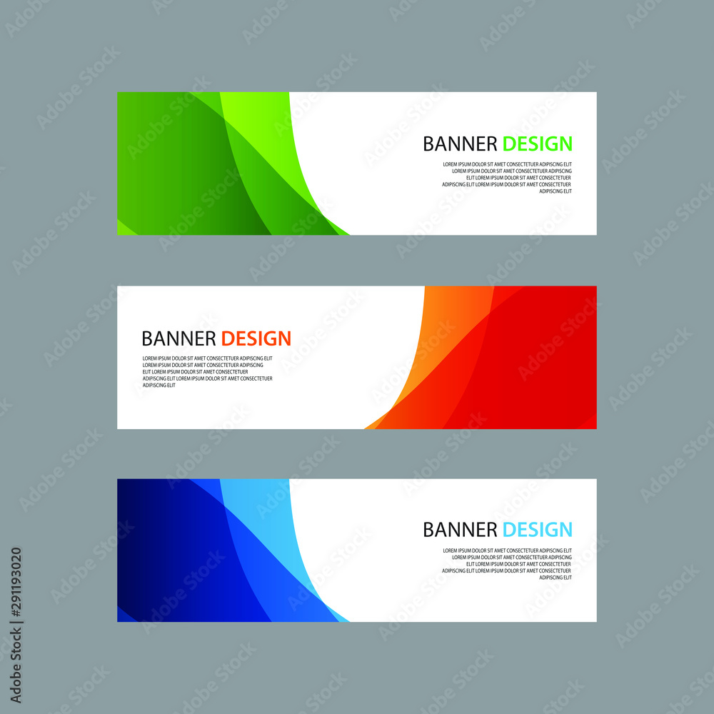 Fototapeta premium Vector Abstract design banner web template