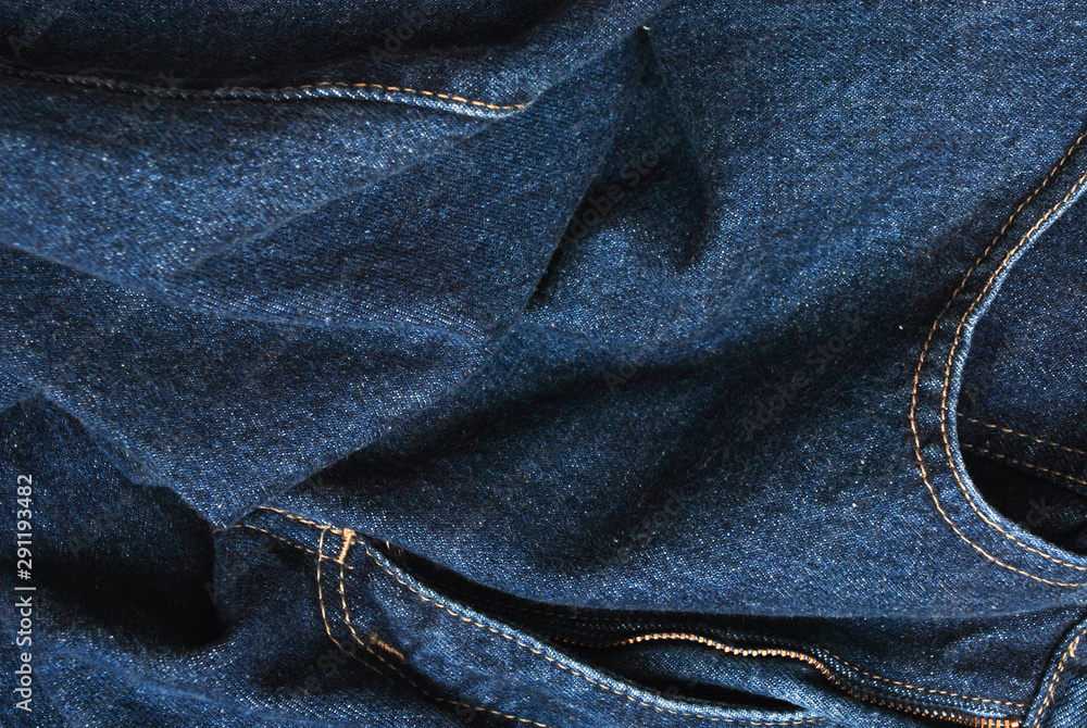 Denim. Jeans background. Denim jeans texture or denim jeans background.Blue denim pattern.