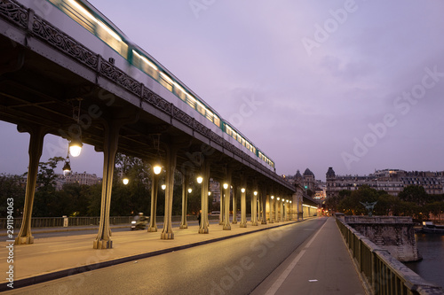 Early morning metro in Paris