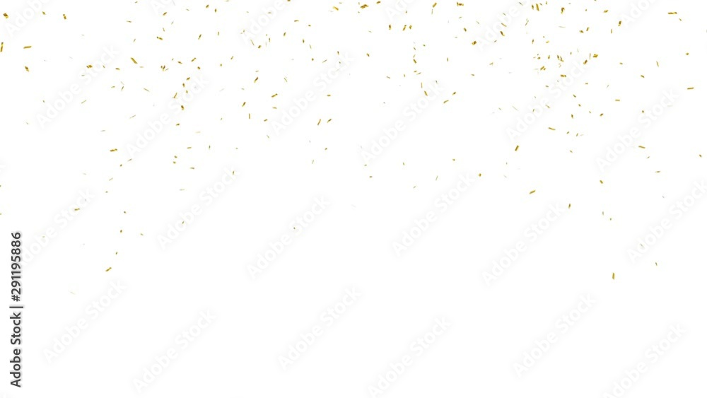 Gold confetti explosion. Gold confetti explosion.