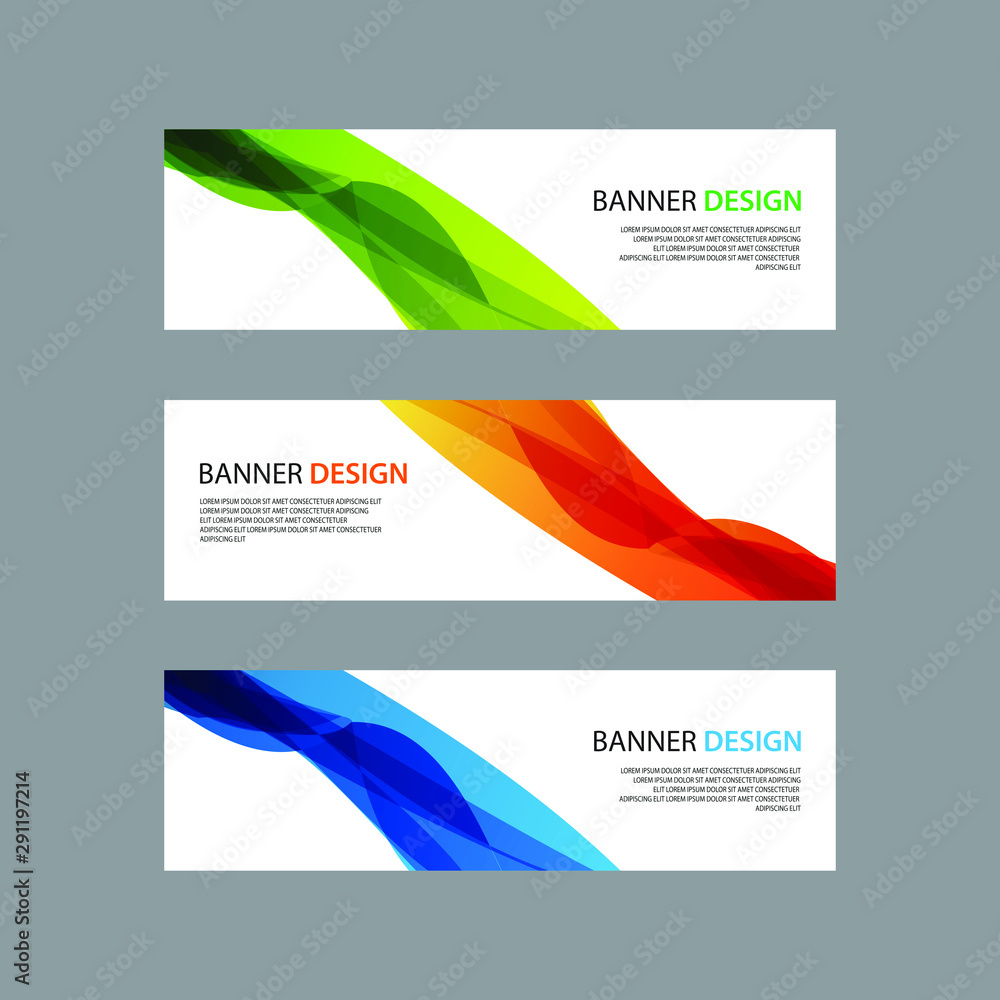 Fototapeta premium Vector Abstract design banner web template