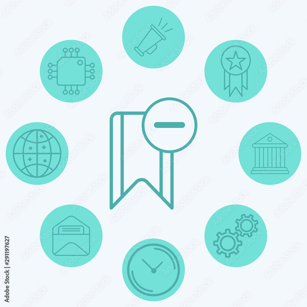 Bookmark vector icon sign symbol Bookmark vector icon sign symbol