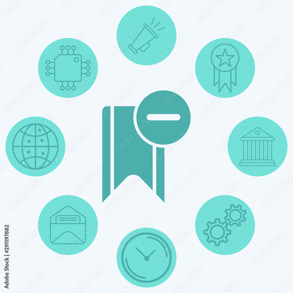 Bookmark vector icon sign symbol Bookmark vector icon sign symbol